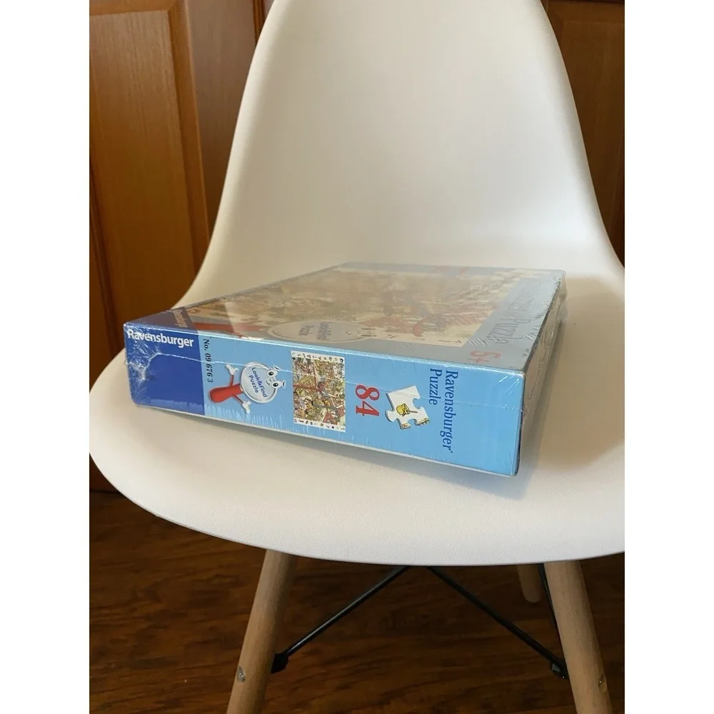NEW Ravensburger Look & Find 84 Piece Puzzle Building Site Boy Construction Gift